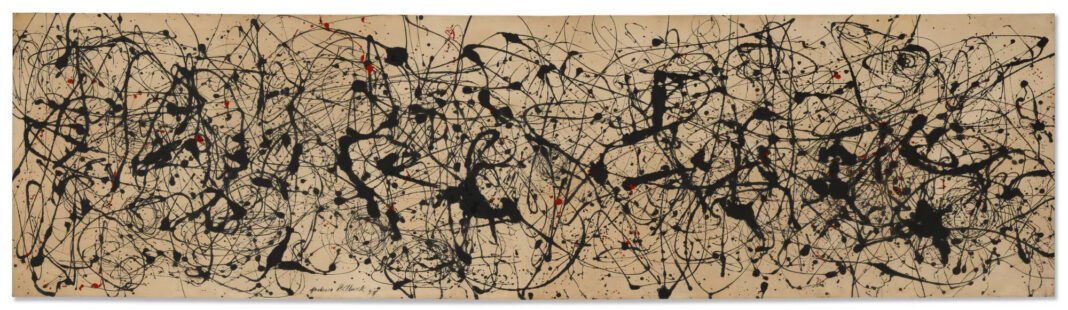 Un Pollock se vende por 181 millones en Nueva York, casi triplicando el récord del pintor