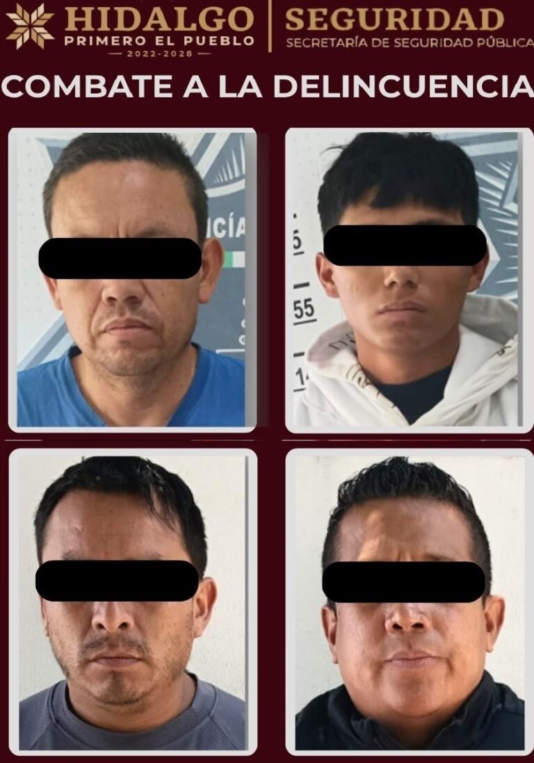 Frustran robos en Atitalaquia; 4 detenidos y recuperan botín