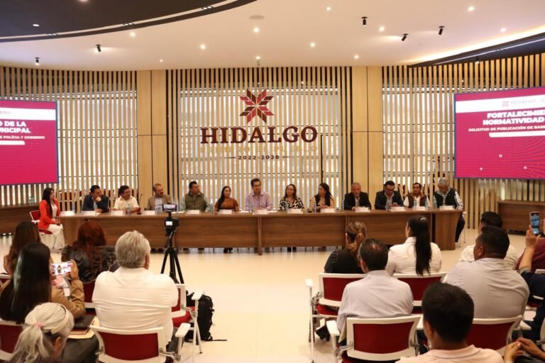 Para fortalecer la gobernanza, municipios de Hidalgo avanzan en la actualización de Bandos de Policía y Gobierno