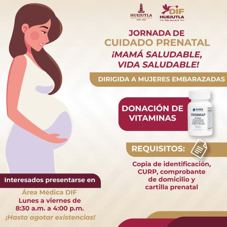 DIF Huejutla Promueve Campaña de Cuidado Prenatal