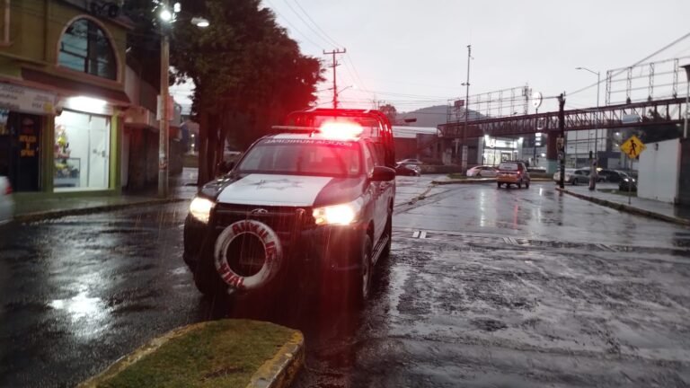 Lluvias intensas y granizo impactaron diferentes puntos de Pachuca y Mineral de la Reforma