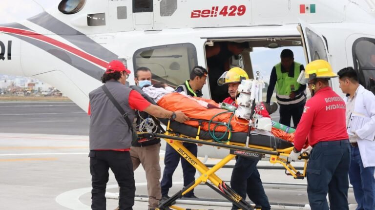 Traslado aéreo de urgencia en Hidalgo