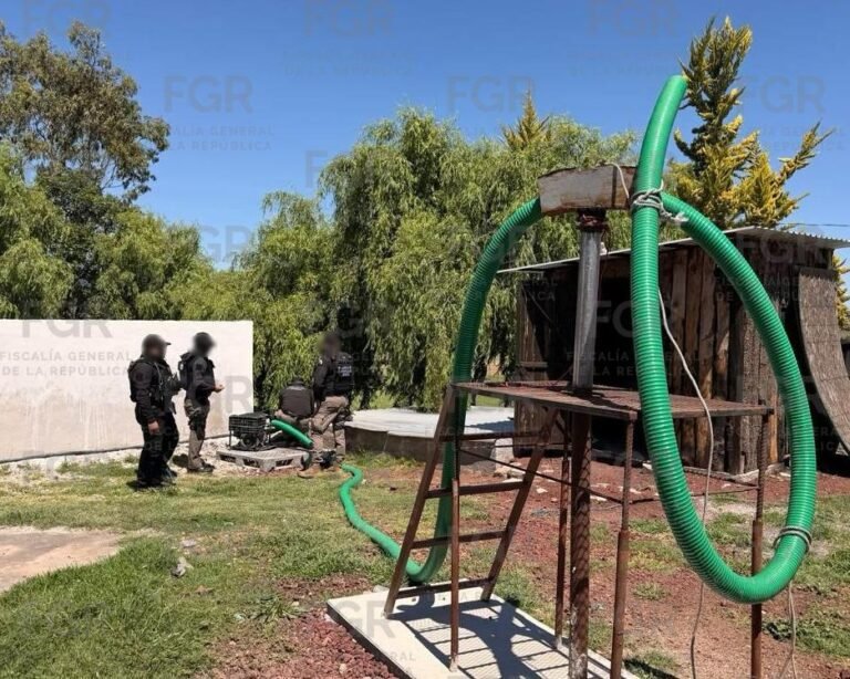 Agentes federales inhabilitaron un pozo de agua clandestino en Acatlán 