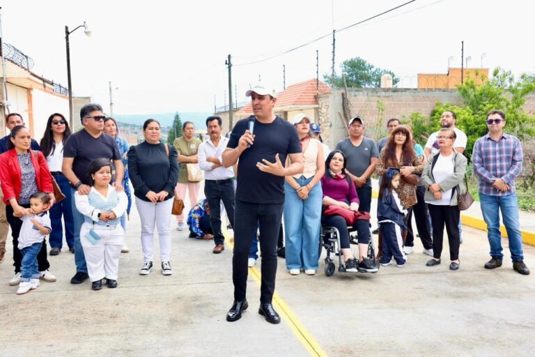 Más obras que transforman Tula: calles más dignas para las familias tulenses