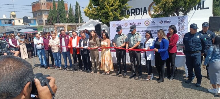 Inauguran instalaciones de la Guardia Nacional en Emiliano Zapata