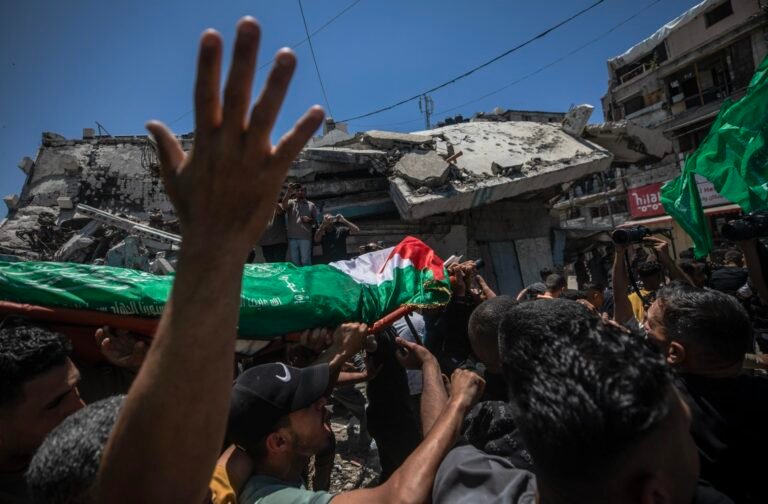 Israel mató a diez gazatíes, entre ellos cuatro niños