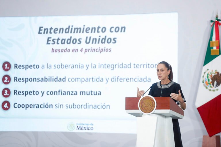 “México está actuando en el combate al narcotráfico”
