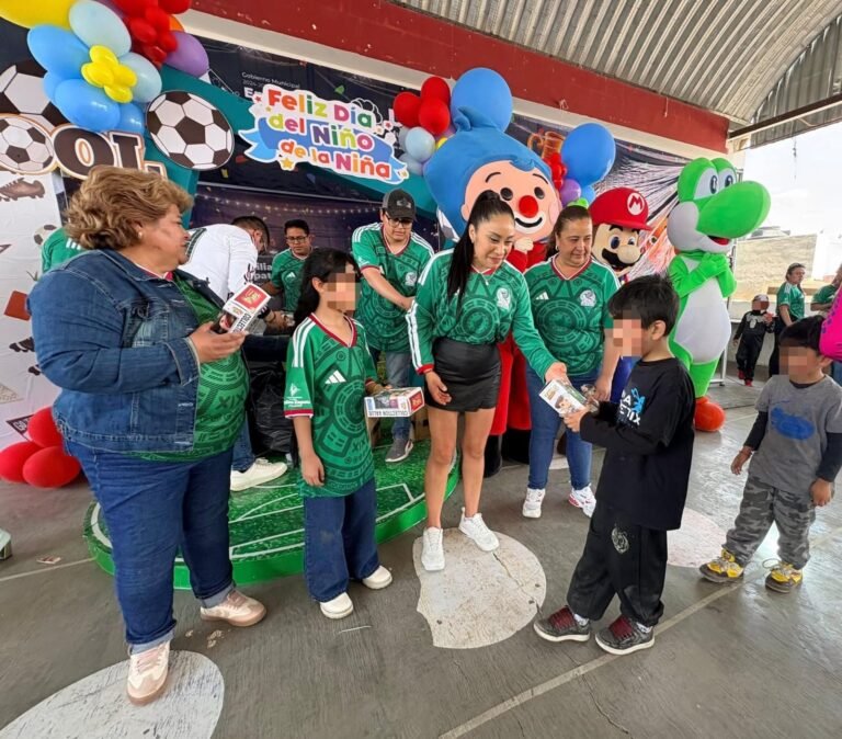 Festejaron a la niñez de Emiliano Zapata