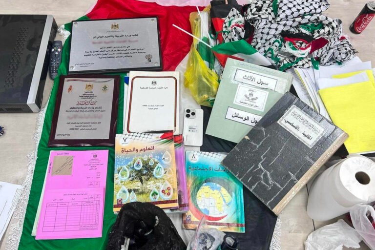 La Policía israelí allanó una escuela de Jerusalén Este