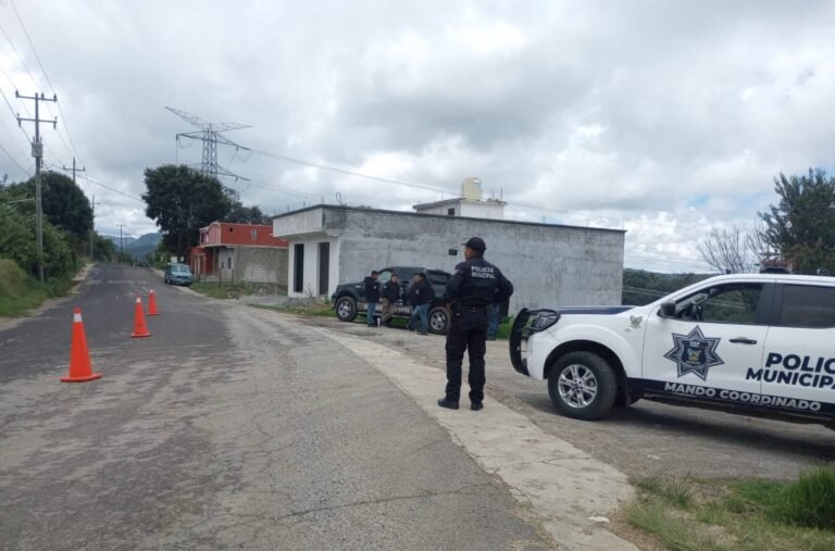 Refuerzan seguridad en comunidad de Los Reyes, Acaxochitlán 