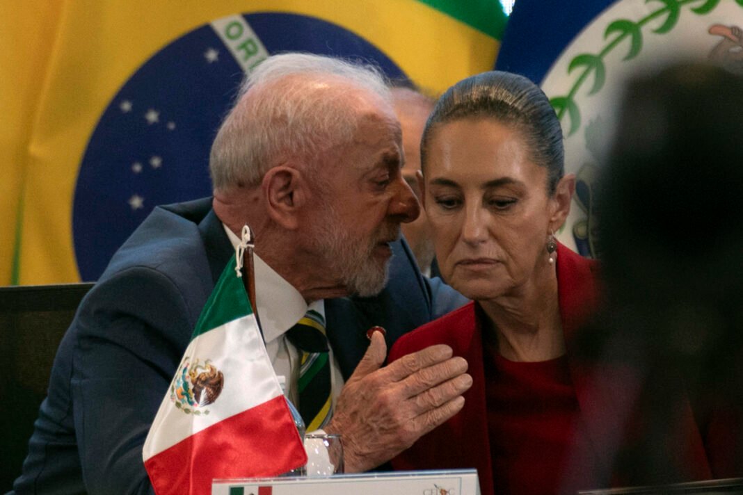 Lula y Sheinbaum critican las injerencias externas en medio de sus divergencias con EE.UU.