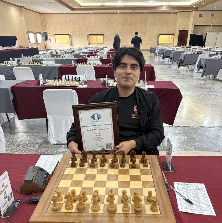 Alcanza ajedrecista tulancinguense Antonio García, grado de maestro
