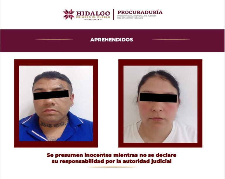 Atraparon a una pareja por intento de homicidio en Tizayuca
