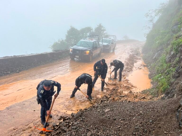 Apoyo y monitoreo ante las afectaciones por lluvias en Hidalgo