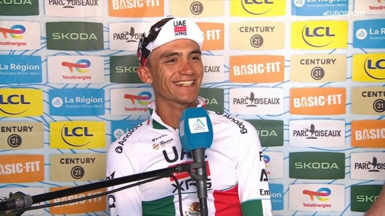 El mexicano Del Toro hace historia en el ciclismo internacional