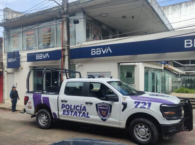 La SSPH, vigila en instituciones bancarias de la zona conurbada
