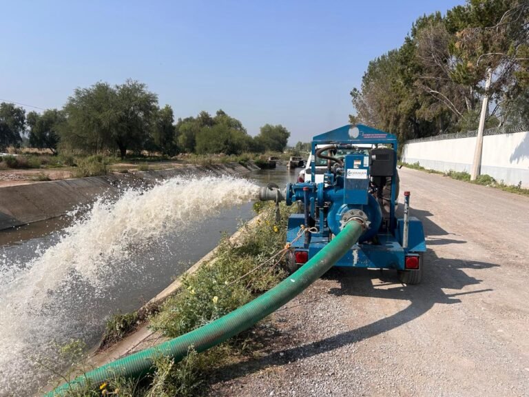 Conagua realiza labores de desazolve en Actopan