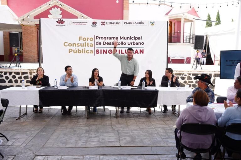 Realizan Foro de Consulta Ciudadana del Programa Municipal de Desarrollo Urbano en Singuilucan 