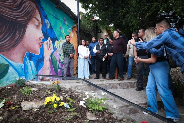 Inauguran mural “Soplo de Libertad” en Mineral del Chico