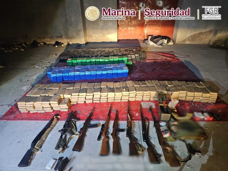 MARINA Y AUTORIDADES FEDERALES ASEGURAN MÁS DE TRES TONELADAS DE COCAÍNA EN ACCIONES REALIZADAS EN TLAXCALA Y GUERRERO