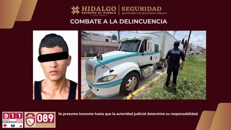 Recuperaron tractocamión con más de 24 toneladas de mercancía