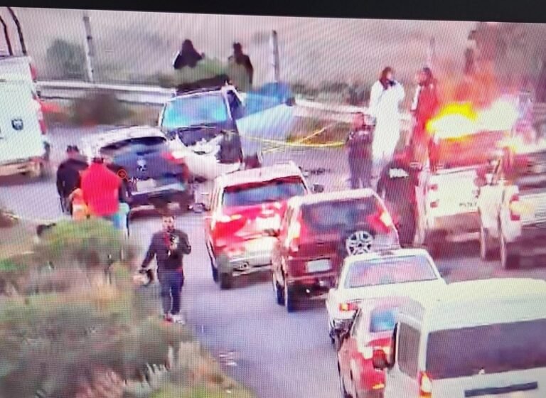Fatal choque por alcance en Apan; falleció un motociclista