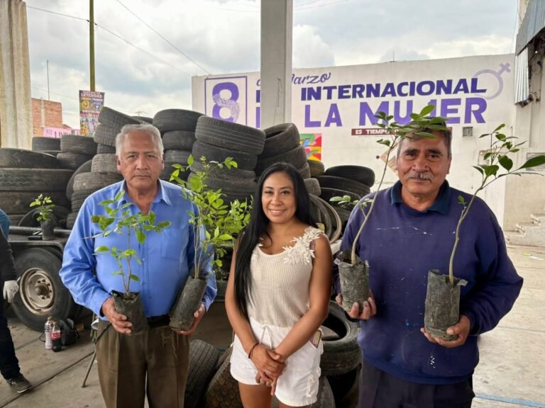 Realizan campaña de recolección de llantas en desuso