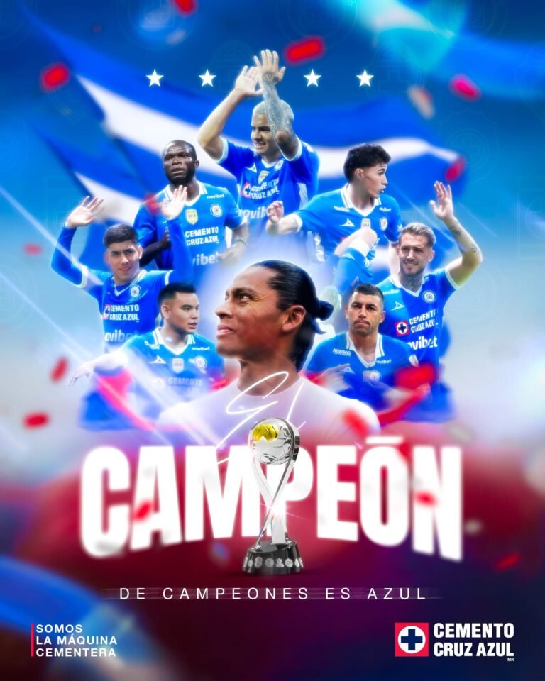 Cruz Azul liquida a Toluca y se proclama Campeón de Campeones 2026