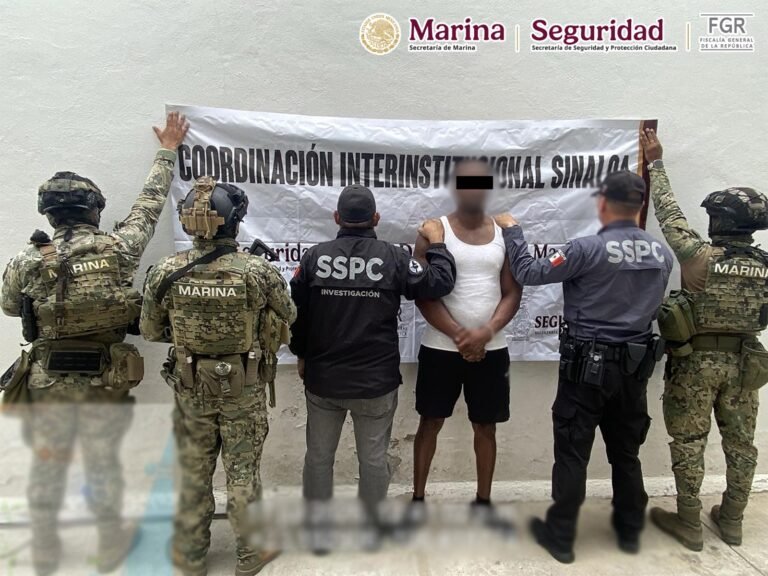 Marina capturó a requerido por E.U.