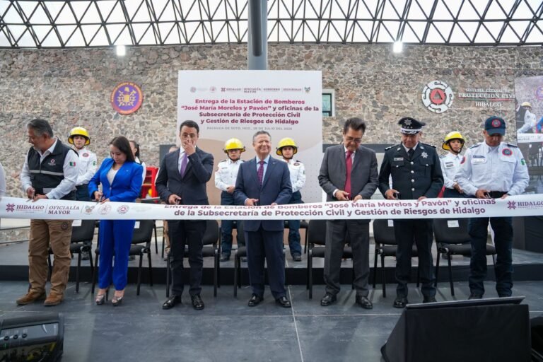 Inauguran estación de bomberos y oficinas de la Subsecretaría de Protección Civil y Gestión de Riesgos
