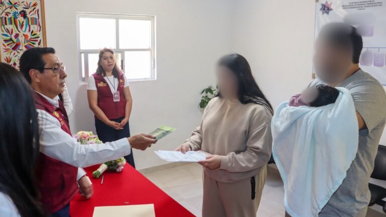 SSPH realiza registro de nacimiento y matrimonio en Cereso de Pachuca