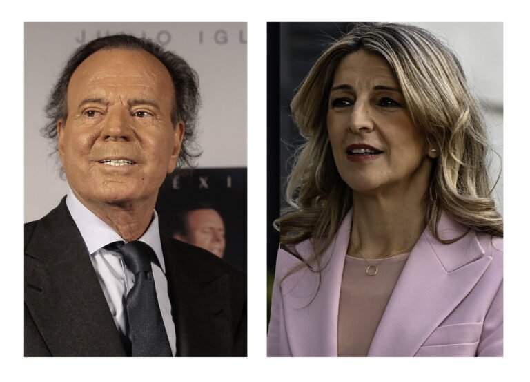 Julio Iglesias demanda a la vicepresidenta española por 50.000 euros.
