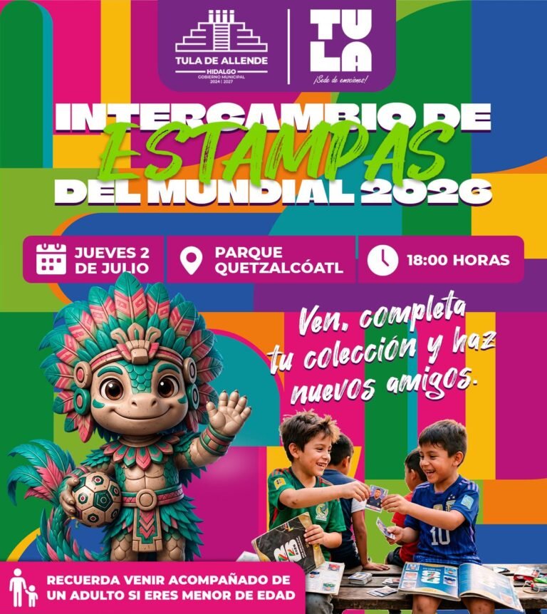 Se llevará a cabo intercambio de estampas del Mundial en el Parque Quetzalcóatl
