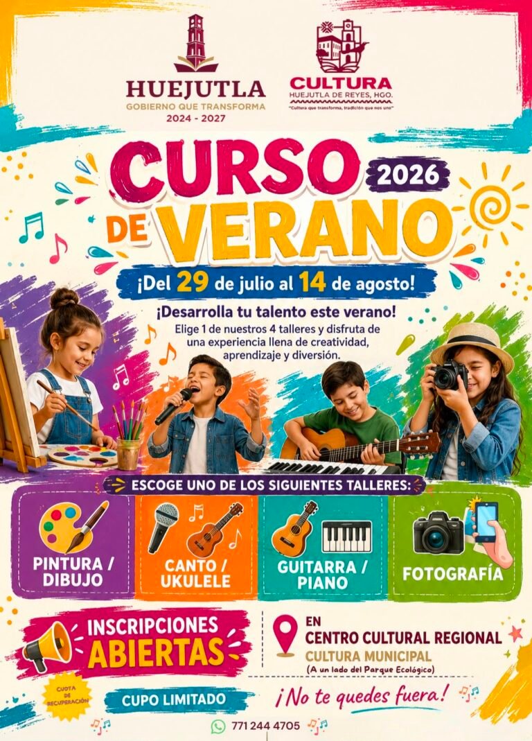 Inicia Curso de Verano 2026 en Huejutla