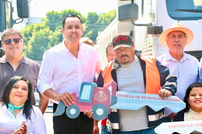 Tula refuerza parque vehicular con la entrega de nueva maquinaria