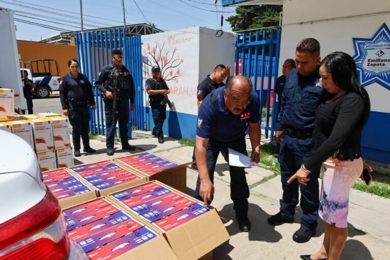Alcaldía de Emiliano Zapata, recibe más cámaras de videovigilancia