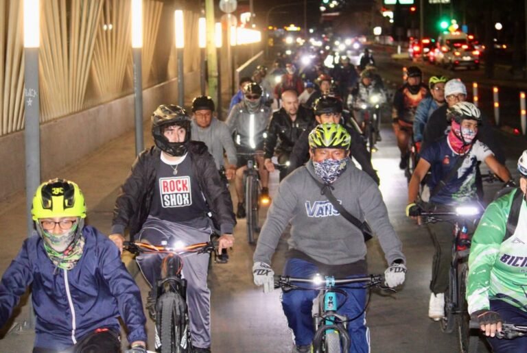 Realizarán rodada nocturna “Bici-tando tu ciudad” en Pachuca