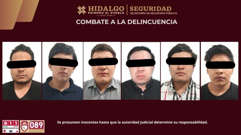 Base de Operaciones Interinstitucionales asegura a seis personas y armamento en Tecozautla