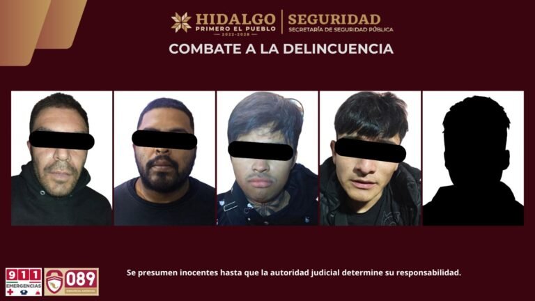 SSPH desarticula puntos de venta de droga en Tolcayuca