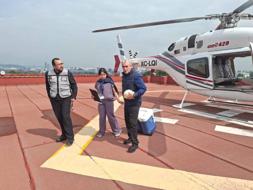 DOS PACIENTES PEDIÁTRICOS BENEFICIADOS SSH coordinar traslado de órganos de donador de Santiago Tulantepec_ Cortesía