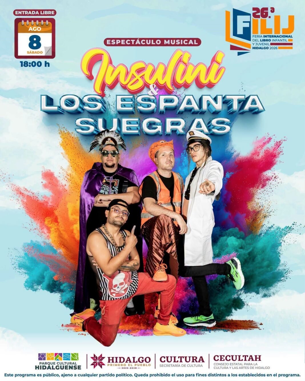 EN PACHUCA Estarán Insulini y los espantasuegras _ Redes Sociales