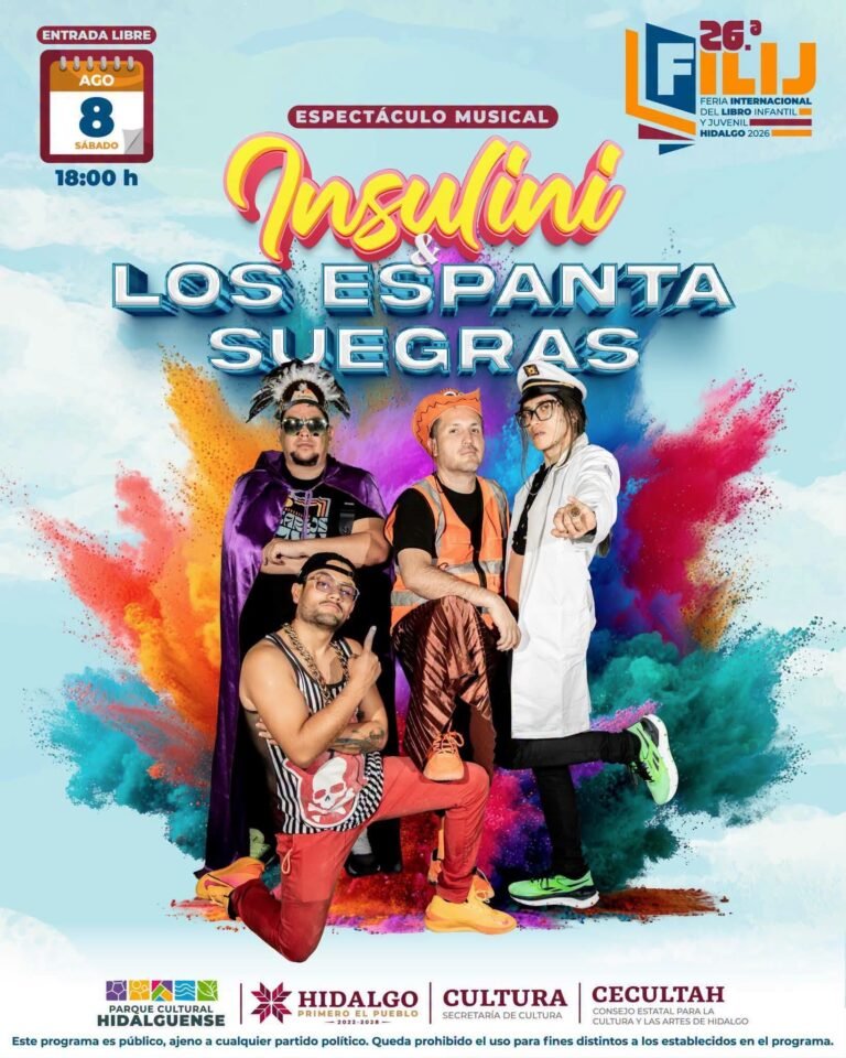Insulini y Los Espanta Suegras estarán presentes en Feria Internacional del Libro