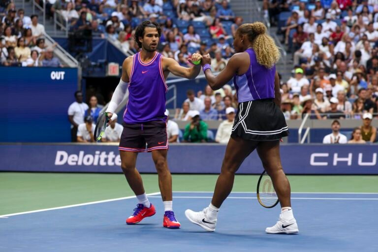 Alcaraz y Serena Williams se topan con Cobolli y Bencic;  Ay se despidieron del dobles mixto