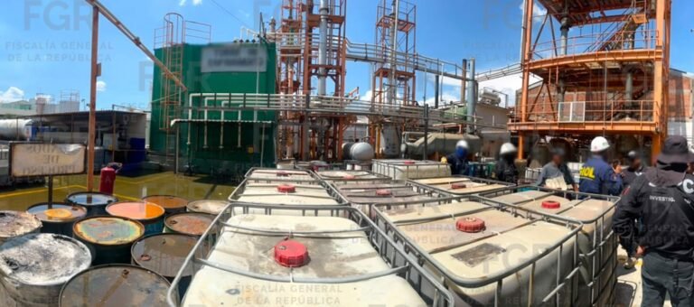 En tres entidades del país FGR inhabilitó cuatro predios; procesaban hidrocarburo