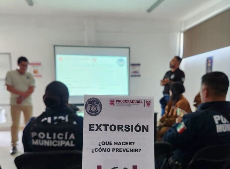 Impartieron una conferencia para evitar casos de extorsión