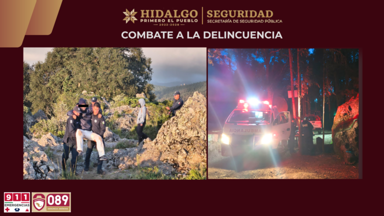 Policía Estatal rescata a 2 extraviados 