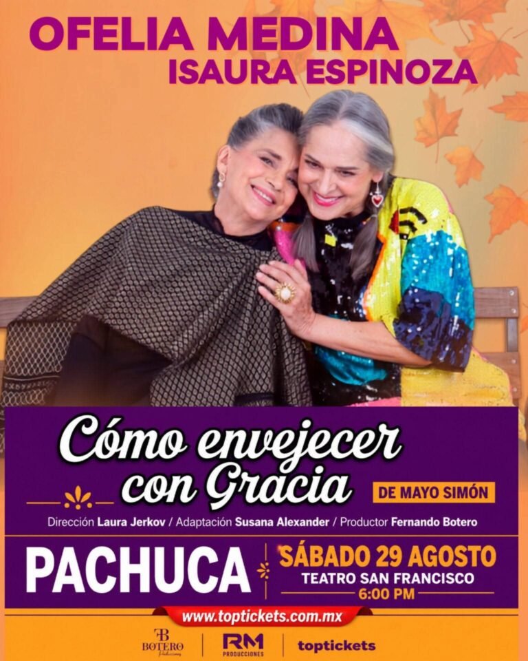 Llega la obra “Cómo envejecer con Gracia” a Pachuca