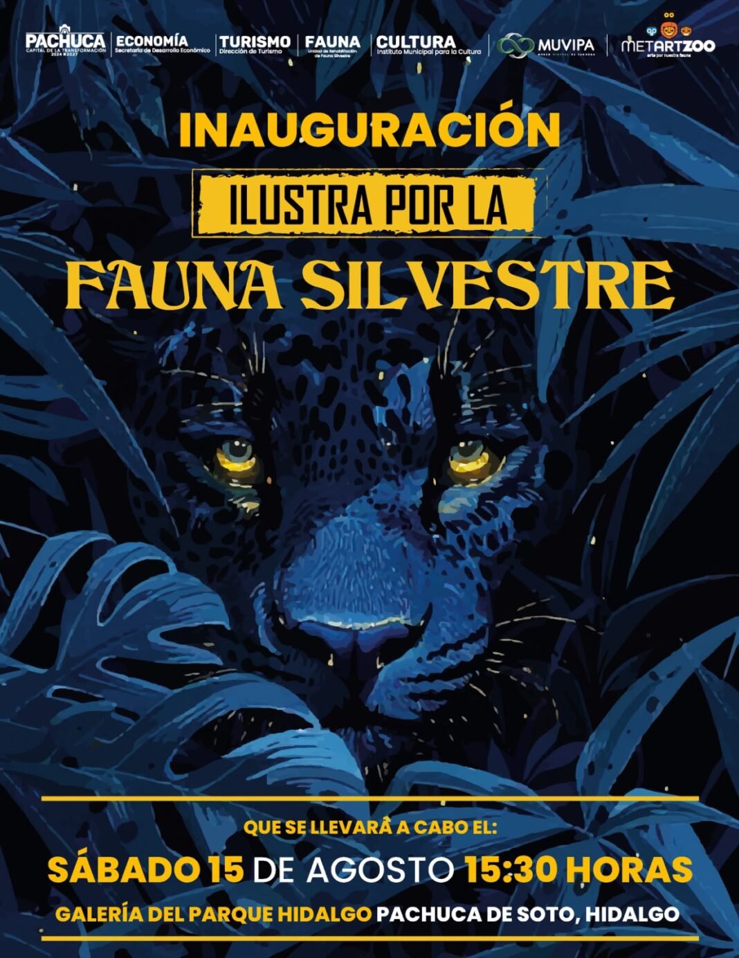 PRÓXIMO 15 DE AGOSTO Exposición _Ilustra por la fauna silvestre__ Cortesía