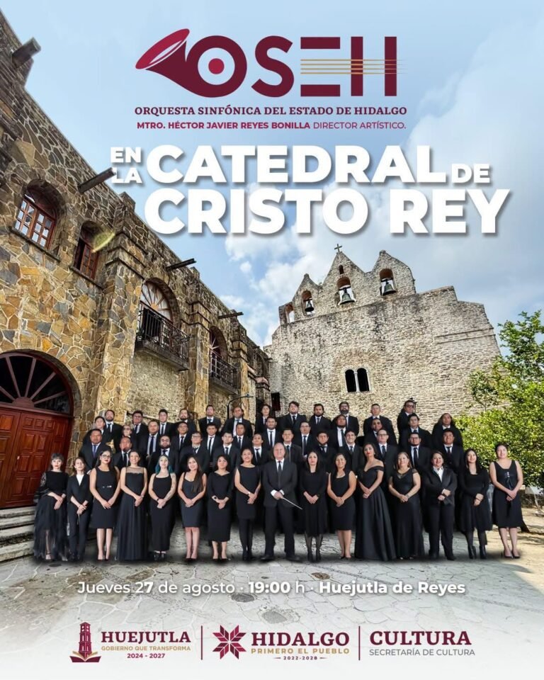Concierto de la Orquesta Sinfónica en la Catedral de Huejutla
