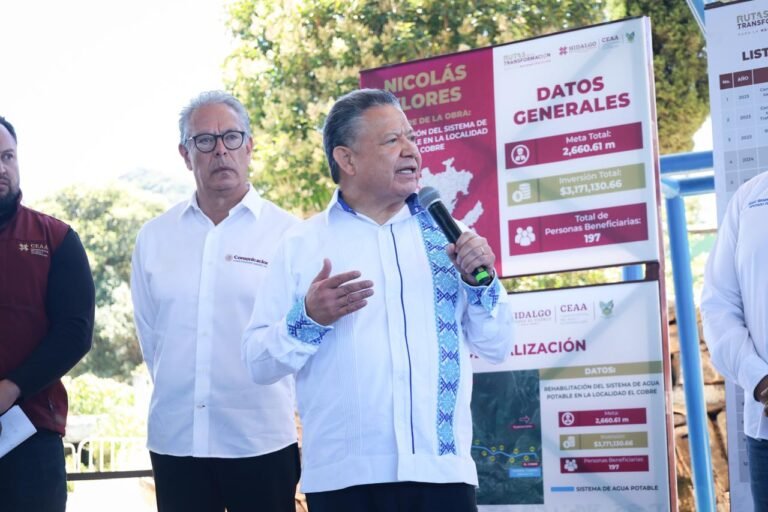 Gobiernos de Hidalgo y de México aplican más de 326 millones de pesos para Nicolás Flores          